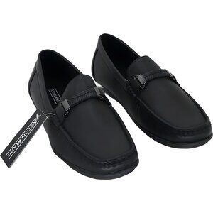 Black Men's Leather Loafers